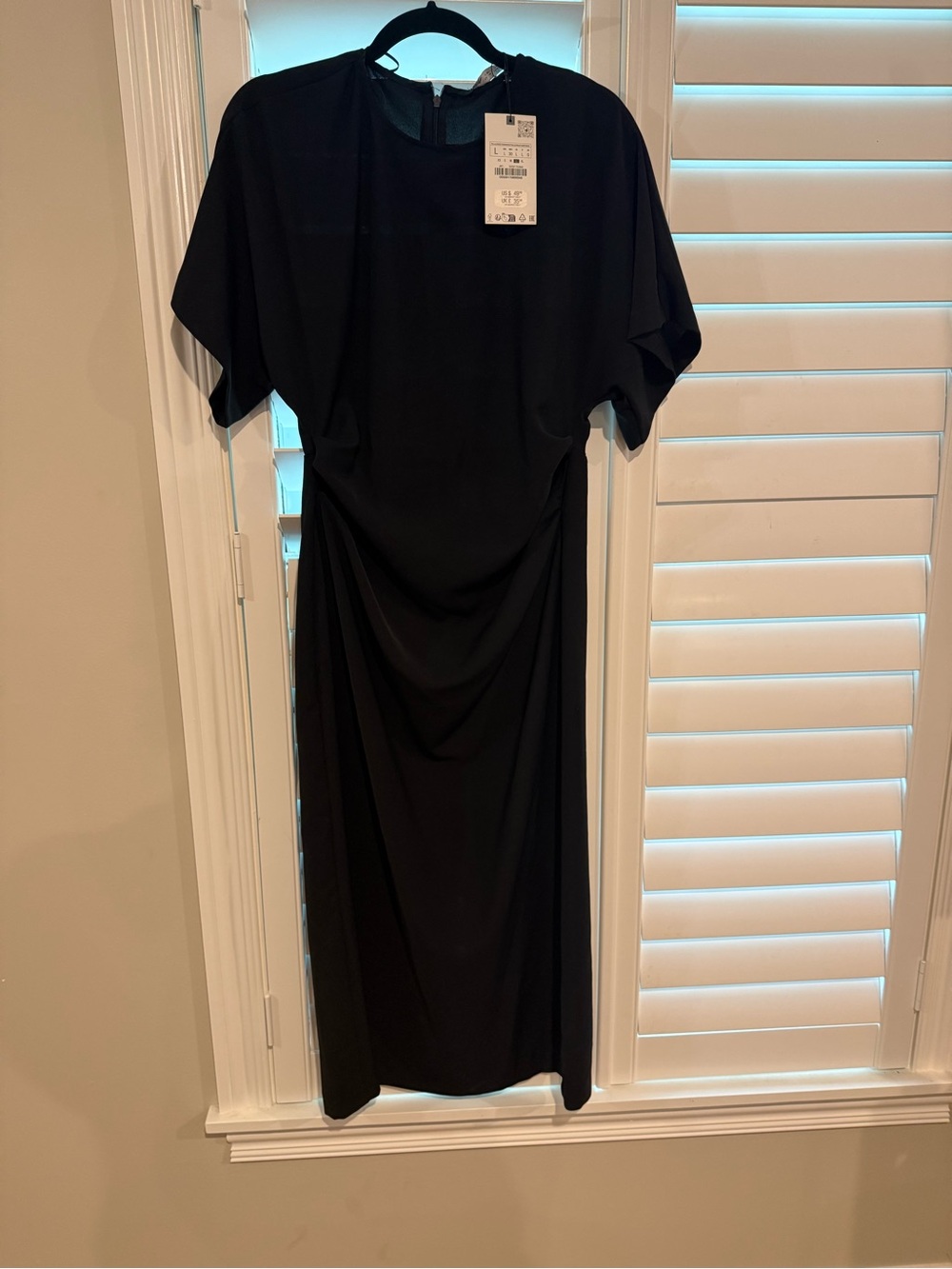 Zara Black Midi Dress